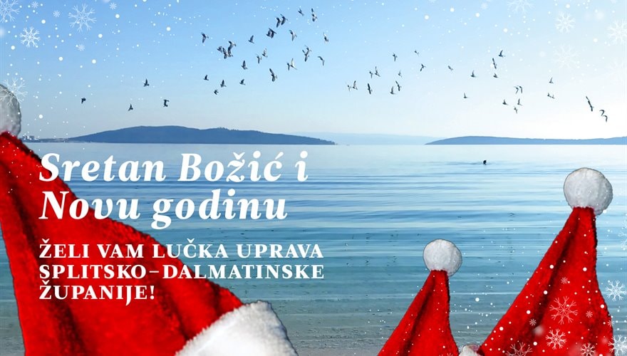 Sretan Božić i Novu godinu 2022. želi vam Lučka uprava Splitsko-dalmatinske županije
