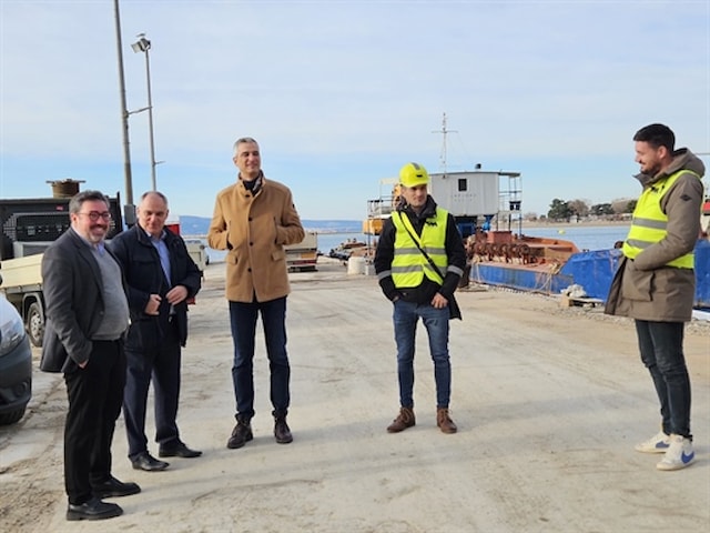 ŽUPAN BLAŽENKO BOBAN OBIŠAO RADOVE U LUCI OMIŠ